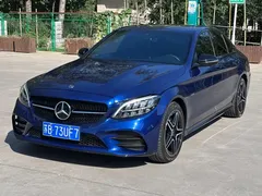 2021 Mercedes-Benz C-Class C 260, синий — фото 1