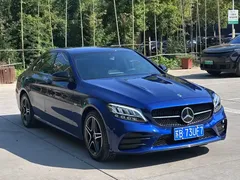 2021 Mercedes-Benz C-Class C 260, синий — фото 3