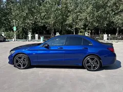 2021 Mercedes-Benz C-Class C 260, синий — фото 4