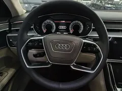 2021 Audi A8L 55 TFSI quattro Premium, чёрный — фото 12