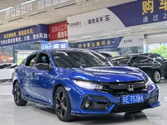 2021 Honda Civic Hatchback 220Turbo CVT, синий — фото 3