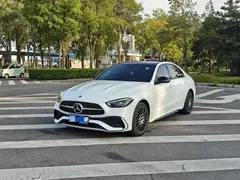 2022 Mercedes-Benz C-Class C 260 L Sport, белый — фото 1