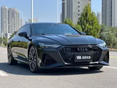 2022 Audi A7 55 TFSI quattro Premium, чёрный — фото 2