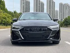 2021 Audi A7 45 TFSI, чёрный — фото 2