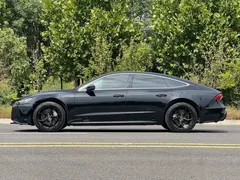 2021 Audi A7 45 TFSI, чёрный — фото 4
