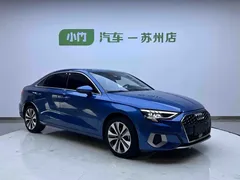 2022 Audi A3L Limousine 35 TFSI Sport, синий — фото 3
