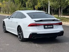 2022 Audi A7 45 TFSI, белый — фото 5