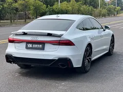 2022 Audi A7 45 TFSI, белый — фото 7