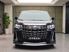 2021 Toyota Alphard Hybrid 2.5L Luxury, чёрный — фото 2