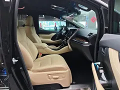 2021 Toyota Alphard Hybrid 2.5L Luxury, чёрный — фото 8