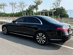 2023 Mercedes-Benz S-Class S 400 L Luxury, чёрный — фото 3