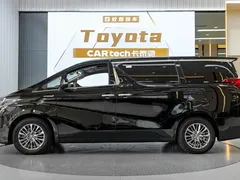 2021 Toyota Alphard Hybrid 2.5L Luxury, чёрный — фото 3