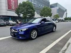 2021 Mercedes-Benz A-Class A 200 L Sport Sedan Fashion, синий — фото 1
