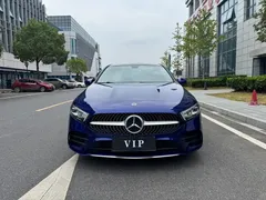 2021 Mercedes-Benz A-Class A 200 L Sport Sedan Fashion, синий — фото 3