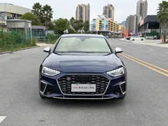 2020 Audi S4 3.0TFSI, синий — фото 1