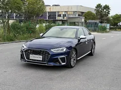 2020 Audi S4 3.0TFSI, синий — фото 2