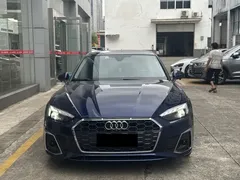 2021 Audi A5 Sportback 40 TFSI Fashion, синий — фото 2