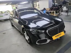 2021 Mercedes-Benz Maybach S-Class S 480 4MATIC, чёрный — фото 2