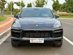 2022 Porsche Cayenne S Coupe 2.9T Platinum, чёрный — фото 2