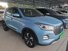 2020 Chery Tiggo 5x 1.5L CVT Fashion, синий — фото 4