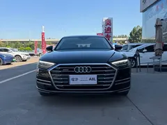 2021 Audi A8L 50 TFSI quattro Comfort, чёрный — фото 2