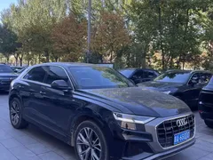 2021 Audi Q8 55 TFSI Luxury Dynamic, чёрный — фото 1