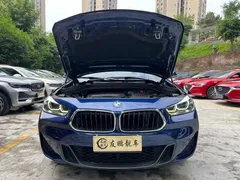 2021 BMW X2 xDrive25i M Off-road Package, синий — фото 4
