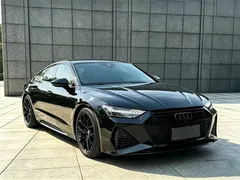 2022 Audi A7 45 TFSI, чёрный — фото 4