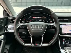 2022 Audi A7 45 TFSI, чёрный — фото 9
