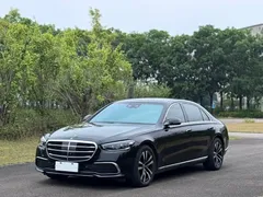 2021 Mercedes-Benz S-Class S 400 L Luxury, чёрный — фото 1