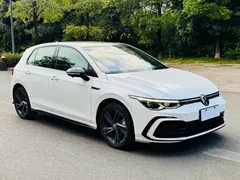 2021 Volkswagen Golf 280TSI DSG R-Line, белый — фото 1