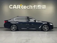 2022 BMW 5 Series 530Li M Sport Package, чёрный — фото 7