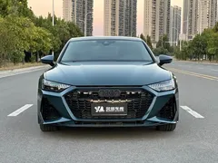2021 Audi A7 45 TFSI, зелёный — фото 2