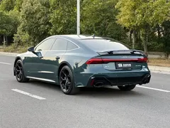 2021 Audi A7 45 TFSI, зелёный — фото 6