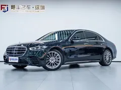 2022 Mercedes-Benz S-Class S 450 L 4MATIC, зелёный — фото 1