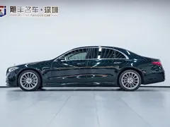 2022 Mercedes-Benz S-Class S 450 L 4MATIC, зелёный — фото 3
