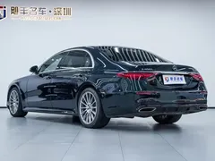 2022 Mercedes-Benz S-Class S 450 L 4MATIC, зелёный — фото 4