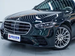 2022 Mercedes-Benz S-Class S 450 L 4MATIC, зелёный — фото 6