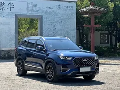 2021 Chery Tiggo 8 Pro 290TGDI DCT, синий — фото 3