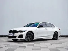 2022 BMW 3 Series 330i M Sport Night Package, белый — фото 1