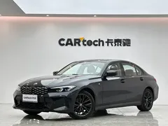 2023 BMW 3 Series 325Li M Sport Dark Night Package, чёрный — фото 1