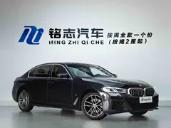 2021 BMW 5 Series 525Li M Sport Package, чёрный — фото 4