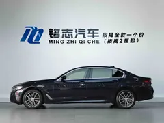 2021 BMW 5 Series 525Li M Sport Package, чёрный — фото 5