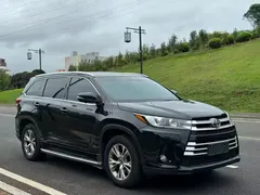 2021 Toyota Highlander 2.0T 4WD Elite 7-seat, чёрный — фото 3