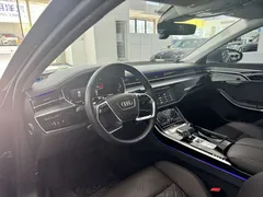 2021 Audi A8L 50 TFSI quattro Luxury, чёрный — фото 4
