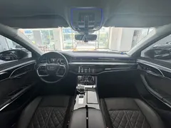 2021 Audi A8L 50 TFSI quattro Luxury, чёрный — фото 12