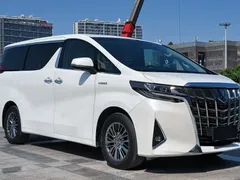 2021 Toyota Alphard Hybrid 2.5L Luxury, белый — фото 3