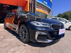 2021 BMW 5 Series 525Li M Sport Package, чёрный — фото 3