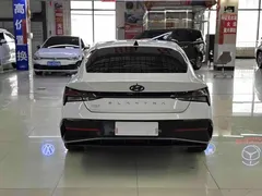 2023 Hyundai Elantra 1.5L CVT LUX Premium, белый — фото 11