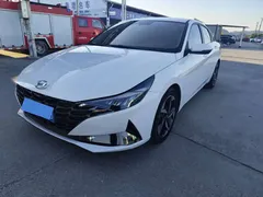2022 Hyundai Elantra 1.5L CVT LUX Premium, белый — фото 1
